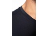 T-shirt de homem com decote V de manga curta Supima