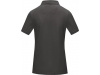 Polo para mulher em material orgnico GOTS Graphite