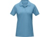 Polo para mulher em material orgnico GOTS Graphite