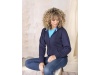 Hoodie para mulher com fecho em material orgnico GOTS Ruby