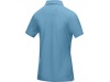 Polo para mulher em material orgnico GOTS Graphite