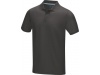 Polo para homem em material orgnico GOTS Graphite