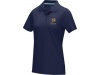 Polo para mulher em material orgnico GOTS Graphite