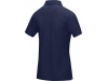 Polo para mulher em material orgnico GOTS Graphite
