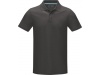 Polo para homem em material orgnico GOTS Graphite