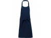 Avental de algodo sem bolso Denim