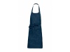 AVENTAL POLISTER / ALGODO COM BOLSO Denim