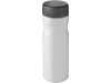 Garrafa H2O Base 650ml com tampa de enroscar