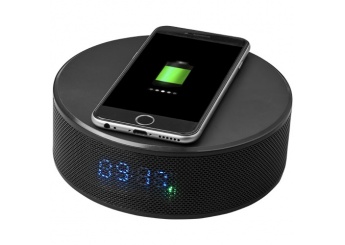 Coluna despertador Bluetooth com base de carregamento sem fios Circle