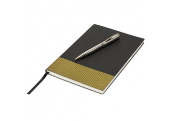 Conjunto de oferta com bloco de notas A5 e esferogrfica Midas