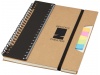 Caderno A5 de papel reciclado com rgua e notas adesivas Josie