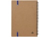 Caderno A5 de papel reciclado com rgua e notas adesivas Josie