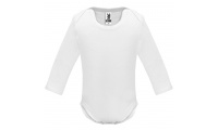 Body de beb de manga comprida Branco HONEY L/S 