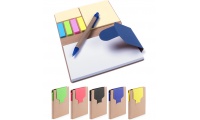BLOCO DE NOTAS ADESIVAS + Esferogrfica CRAVIS