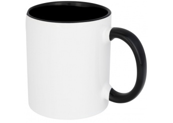 Caneca para sublimao com asas e interior de cor Pix