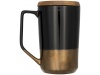 Caneca de cermica com tampa de madeira Tahoe