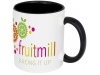 Caneca para sublimao com asas e interior de cor Pix