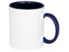 Caneca para sublimao com asas e interior de cor Pix