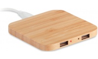 Base de carregamento wireless com HUB de 2 portas USB CUATRO