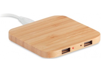 Base de carregamento wireless com HUB de 2 portas USB CUATRO