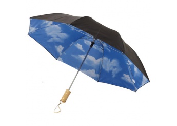 Guarda-chuva dobrvel automtico de 2 seces de 21 Polegadas Blue skies