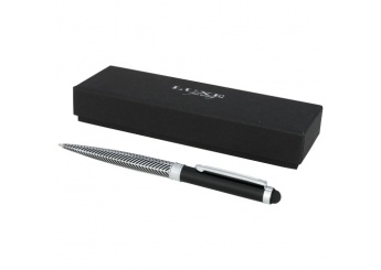 Caneta com stylus de tinta preta Empire