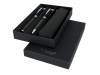 Conjunto de caneta e rollerball com estojo Carbon