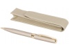 Caneta com bolsa de couro Pearl