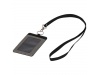 Fita de pescoo porta cartes Heathered