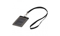 Fita de pescoo porta cartes Heathered