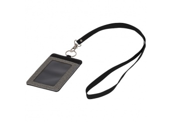 Fita de pescoo porta cartes Heathered