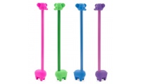 Set Lpis com borracha em forma de Elefante (4pcs)
