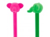 Set Lpis com borracha em forma de Elefante (4pcs)