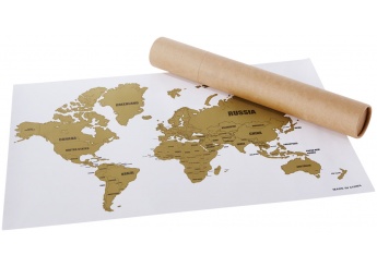 Mapa para raspar Wanderlust