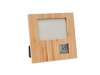 Moldura com estao meteorolgica em bambu ZENFRAME