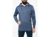 Sweatshirt com capuz em polister/algodo