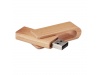 USB 16GB com capa protetora de bambu