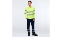 Plo tcnico manga comprida de alta visibilidade POLO POLARIS L/S 3XL