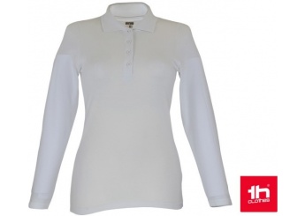 Polo Manga Comprida Branco para Senhora 210gr/m2 BERN WOMAN