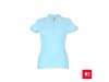 Polo Slim Cores para Senhora 195gr/m2 ROME WOMAN