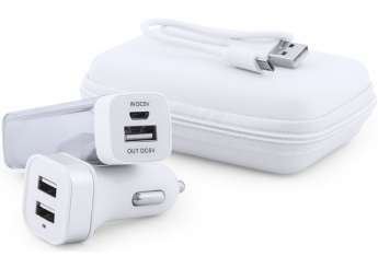 SET BATERIA AUXILIAR POWERBANK 2600mAh + CARREGADOR AUTO USB NACORAP