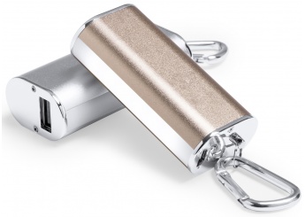 BATERIA AUXILIAR POWERBANK 2600mAh + lanterna ROCKAL