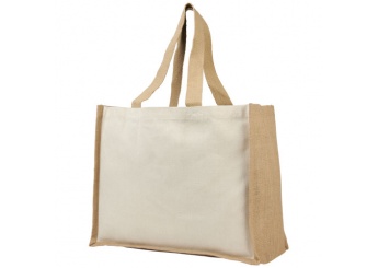 Saco Tote de compras de lona e yute de 340 g/m Varai