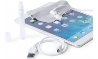 SET Cabo USB + Auricular + Limpa-ecrs HOTIX