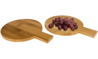 Conjunto de 2 peas redondas de bamb Ayden
