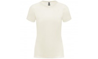 T-shirt manga curta em algodo orgnico Senhora BASSET WOMAN