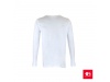 T-shirt Manga Comprida Branca Homem 150gr/m2 Bucharest