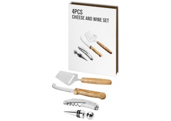 Conjunto de 4 peas para vinho e queijo Nantes