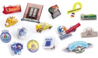 Pins printing Full Color forma especial