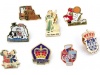 Pins de lato esmaltado a cor